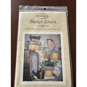 Basket Liners‎ Volume 10 Sew Dear Sewing Pattern All Sizes 1997 Rare